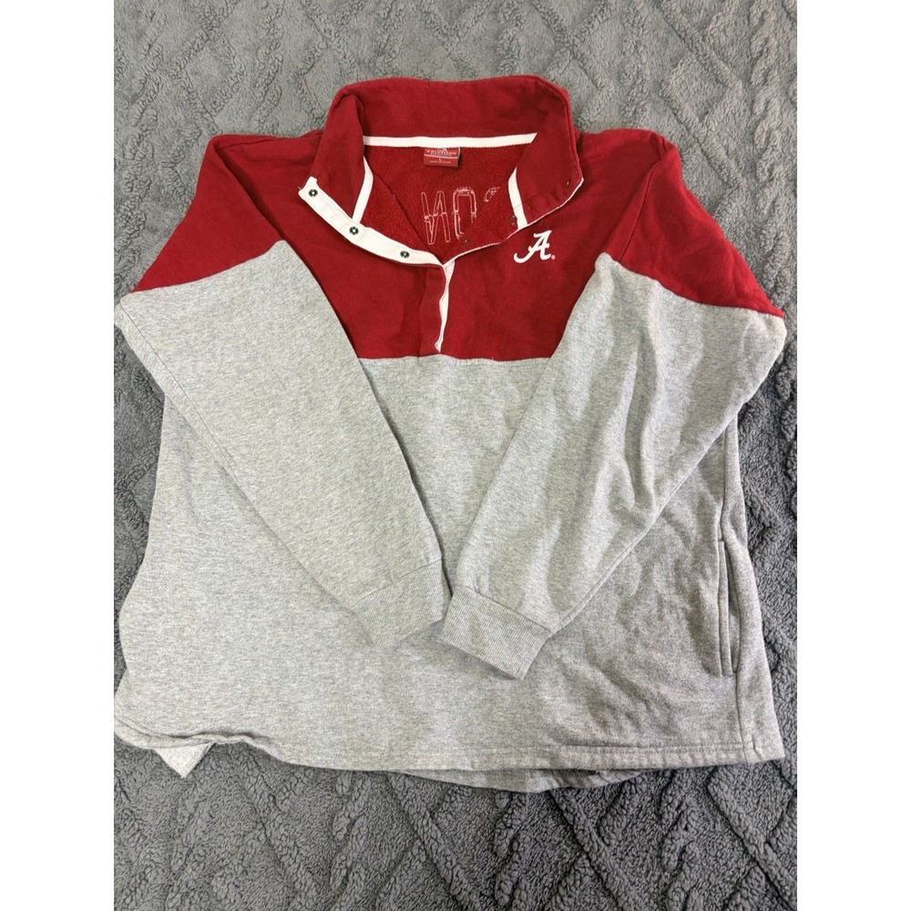 Colosseum Alabama Crimson Sweatshirt Pullover Size L